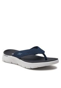 skechers - Skechers Japonki Go Walk Flex Sandal-Splendor 141404/NVY Granatowy. Kolor: niebieski. Materiał: materiał #6