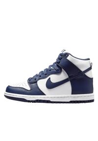 Buty do chodzenia dla dorosłych Nike Dunk High Midnight Navy. Kolor: niebieski. Sport: turystyka piesza