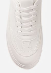 Born2be - Białe Sneakersy VICES na Platformie w Stylu lat 90. Donah. Kolor: biały. Sezon: lato. Obcas: na platformie #4