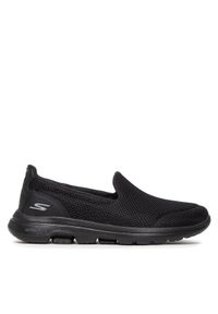 skechers - Skechers Półbuty Go Walk 5 15901/BBK Czarny. Kolor: czarny. Materiał: materiał #1