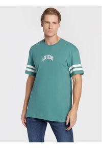 Lee T-Shirt College L69BFQDO 112321853 Zielony Relaxed Fit. Kolor: zielony. Materiał: bawełna #1