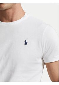 Polo Ralph Lauren T-Shirt 710680785 Biały Custom Slim Fit. Typ kołnierza: polo. Kolor: biały. Materiał: bawełna #4