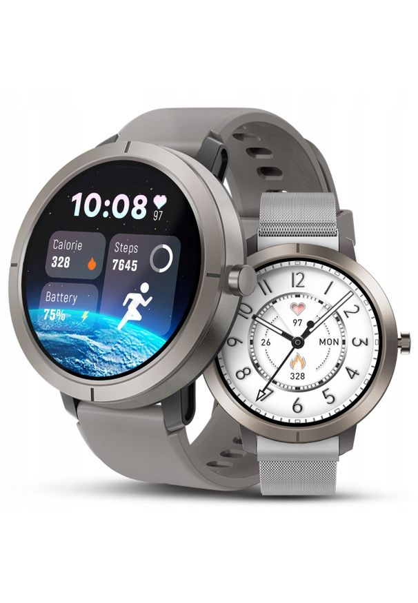 JG Smart - SMARTWATCH DAMSKI Z GPS MENU PL ROZMOWY PULS SPORT WODOODPORNY SMART WATCH. Rodzaj zegarka: smartwatch. Styl: sportowy