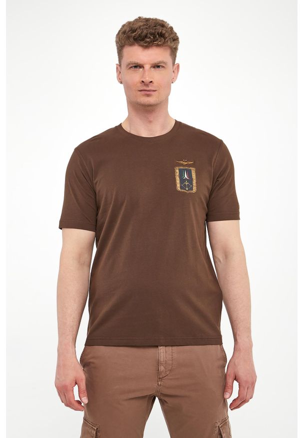 Aeronautica Militare - T-shirt męski z logo AERONAUTICA MILITARE