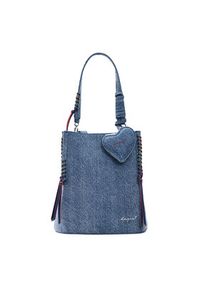 Desigual Plecak 26SAKD08 Niebieski. Kolor: niebieski. Materiał: materiał #6
