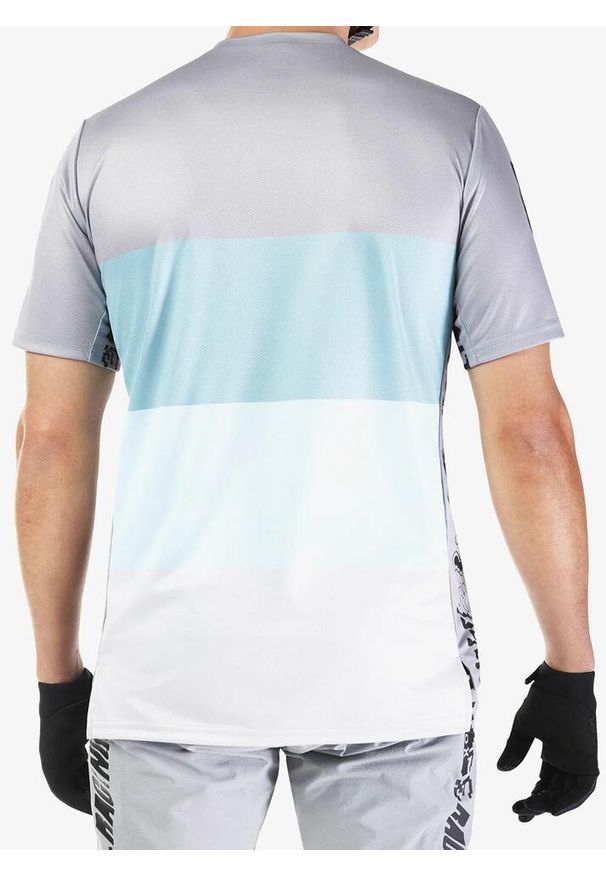 FOX - Koszulka rowerowa męska Fox Ranger SS Jersey Grid. Kolor: szary. Materiał: jersey