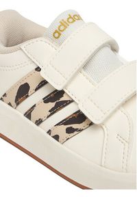 Adidas - adidas Sneakersy Grand Court 3.0 KJ4831 Biały. Kolor: biały. Materiał: skóra #4