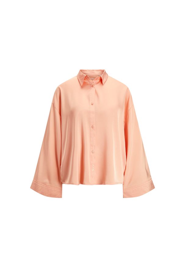 Oversizowa koszula damska JJXX Jxpari Shine. Kolor: różowy