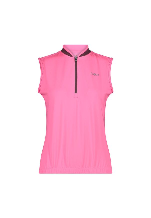 Damski jersey CMP. Kolor: różowy. Materiał: jersey. Sport: kolarstwo