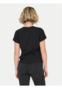 only - ONLY T-Shirt Erica 15308926 Czarny Oversize. Kolor: czarny. Materiał: bawełna #8