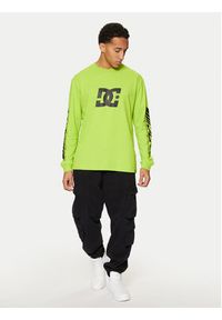 DC Longsleeve Drivers Club ADYZT05406 Zielony Standard Fit. Kolor: zielony. Materiał: bawełna. Długość rękawa: długi rękaw