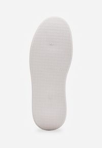 Born2be - Białe Sneakersy z Plecionki na Grubej Podeszwie w Stylu Boho Dacara. Okazja: na co dzień. Kolor: biały. Materiał: jeans. Szerokość cholewki: normalna #8