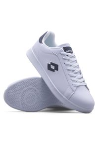 Buty sportowe LOTTO DAMPOLIS sneakersy. Kolor: biały, czarny, wielokolorowy. Sport: turystyka piesza