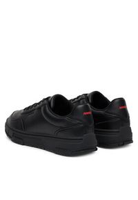 Hugo - HUGO Sneakersy Yarrow 50548507 Czarny. Kolor: czarny. Materiał: skóra