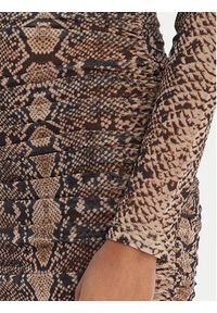 BARDOT - Bardot Sukienka koktajlowa Aliyah 56305DB4 Brązowy Slim Fit. Kolor: brązowy. Materiał: syntetyk. Styl: wizytowy #4