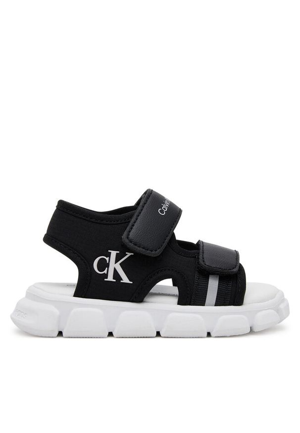 Sandały Calvin Klein Jeans. Kolor: czarny