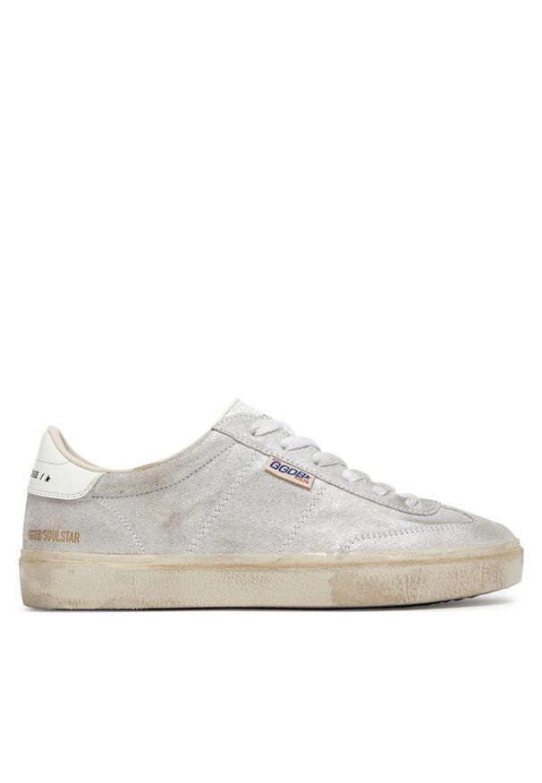 GOLDEN GOOSE Sneakersy Soul Star GWF00464.F006952.12179 Srebrny. Kolor: srebrny. Materiał: zamsz, skóra