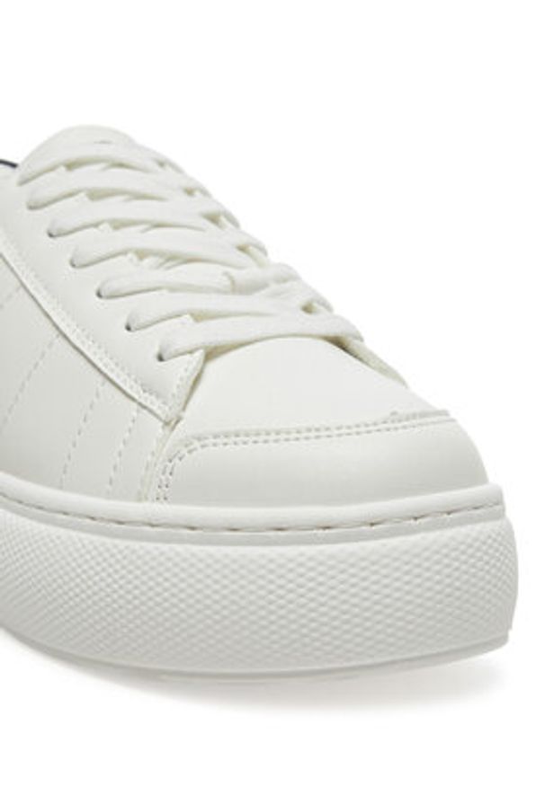 Patrizia Pepe Sneakersy 8Z0047/E028-X2RQ Biały. Kolor: biały. Materiał: skóra
