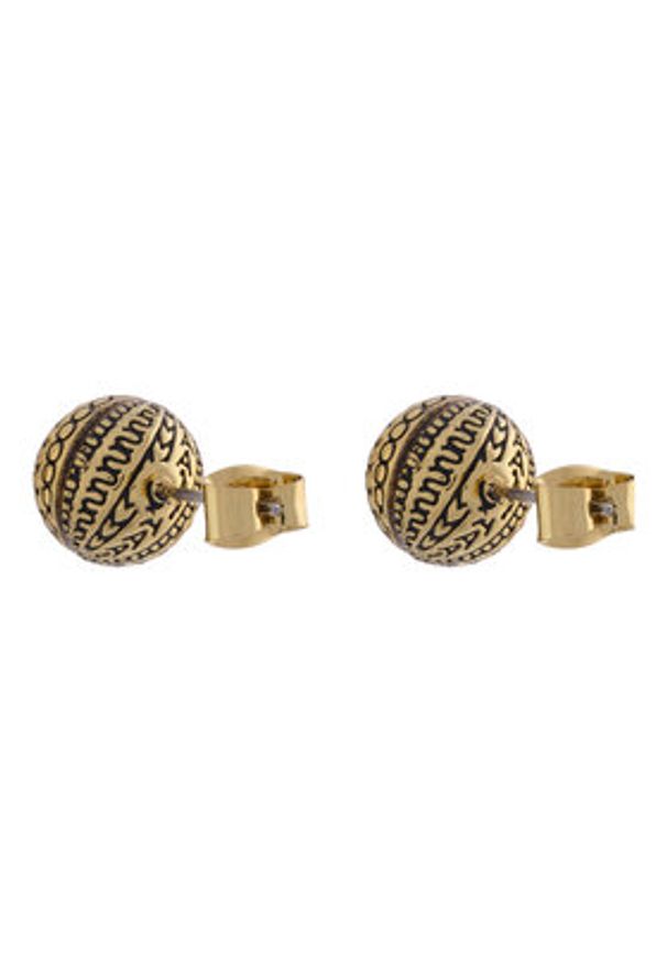 MARC JACOBS - Marc Jacobs Kolczyki The Monogram Stud 2S4JER001J53 Złoty. Materiał: metalowe. Kolor: złoty