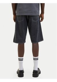 Jack & Jones - Jack&Jones Szorty jeansowe Iron 12278463 Czarny Baggy Fit. Kolor: czarny. Materiał: bawełna #5