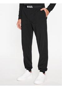 BOSS - Boss Spodnie dresowe 50502769 Czarny Regular Fit. Kolor: czarny. Materiał: bawełna #1