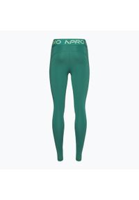 Legginsy treningowe damskie Nike Pro Dri-FIT Mid-Rise 7/8 Graphic. Kolor: zielony. Technologia: Dri-Fit (Nike)