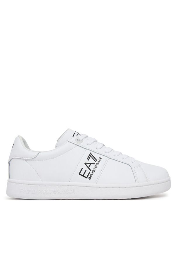 EA7 Emporio Armani Sneakersy 7X000332 AF10848 MZ172 Biały. Kolor: biały. Materiał: skóra