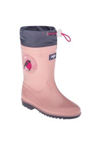 BEJO - Kalosze Bejo Kai Wellies 92800432344 różowe. Wysokość cholewki: przed kolano. Kolor: różowy. Materiał: poliester. Szerokość cholewki: normalna