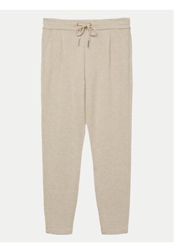 Vero Moda Spodnie materiałowe Eva 10197909 Beżowy Loose Fit. Kolor: beżowy. Materiał: syntetyk