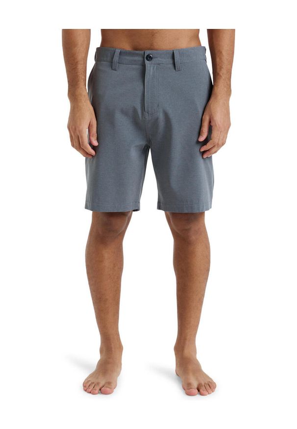 Quiksilver - Spodenki kąpielowe typu amphibian dla Mężczyzn UNION HEATHER AMPH 19" Czarny. Kolor: czarny. Materiał: elastan, poliester, materiał. Styl: sportowy