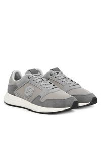 BOSS Sneakersy Vinston 50554612 Szary. Kolor: szary. Materiał: skóra, zamsz #3