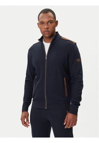 Bugatti Bluza 8700-85050D Granatowy Regular Fit. Kolor: niebieski. Materiał: bawełna #1