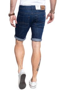 Mustang - SPODENKI MUSTANG 5 Pocket Short DENIM BLUE 1007373 5000 580. Materiał: denim #6