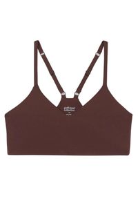 GIRLFRIEND COLLECTIVE - Bralette Z Dekoltem V Dla Kobiet. Kolor: brązowy #1