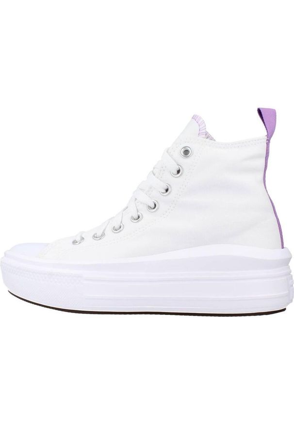 Converse - Buty CONVERSE CHUCK TAYLOR ALL STAR MOVE HI Biały. Kolor: biały. Materiał: tkanina. Model: Converse All Star
