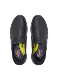 skechers - Skechers Półbuty Slade 205237 Czarny. Kolor: czarny. Materiał: skóra #4