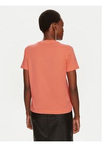 Just Cavalli T-Shirt 76PAHE03 Różowy Regular Fit. Kolor: różowy. Materiał: bawełna