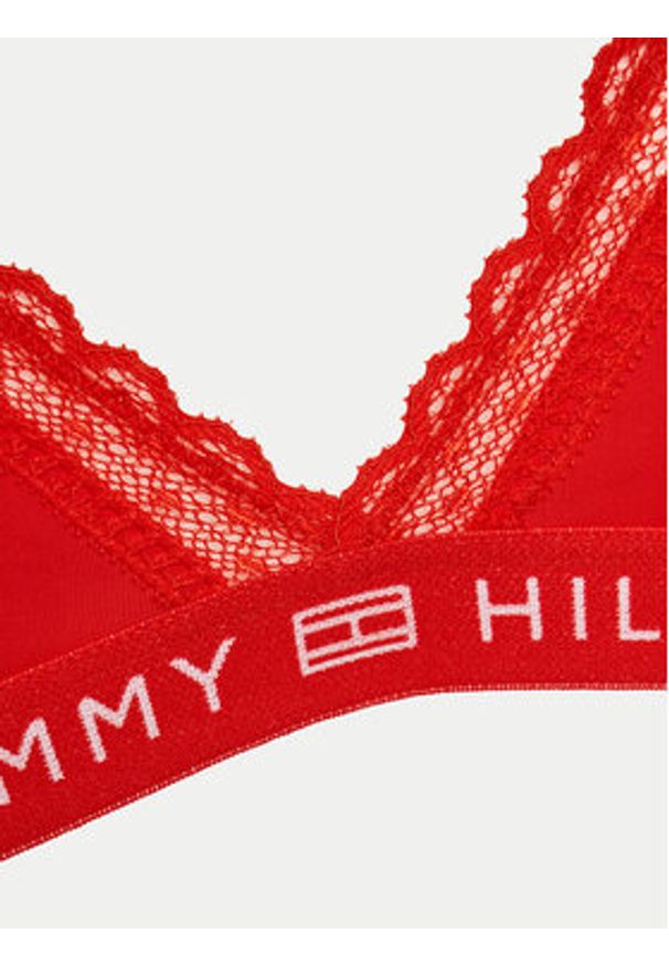 TOMMY HILFIGER - Tommy Hilfiger Biustonosz braletka UW0UW04242 Czerwony. Kolor: czerwony. Materiał: syntetyk