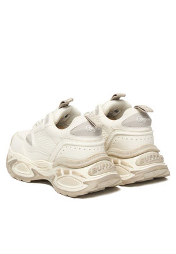 Buffalo Sneakersy Drive 1636535 Biały. Kolor: biały. Materiał: skóra