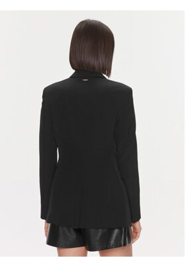 Liu Jo Marynarka MF3231 T7896 Czarny Regular Fit. Kolor: czarny. Materiał: syntetyk