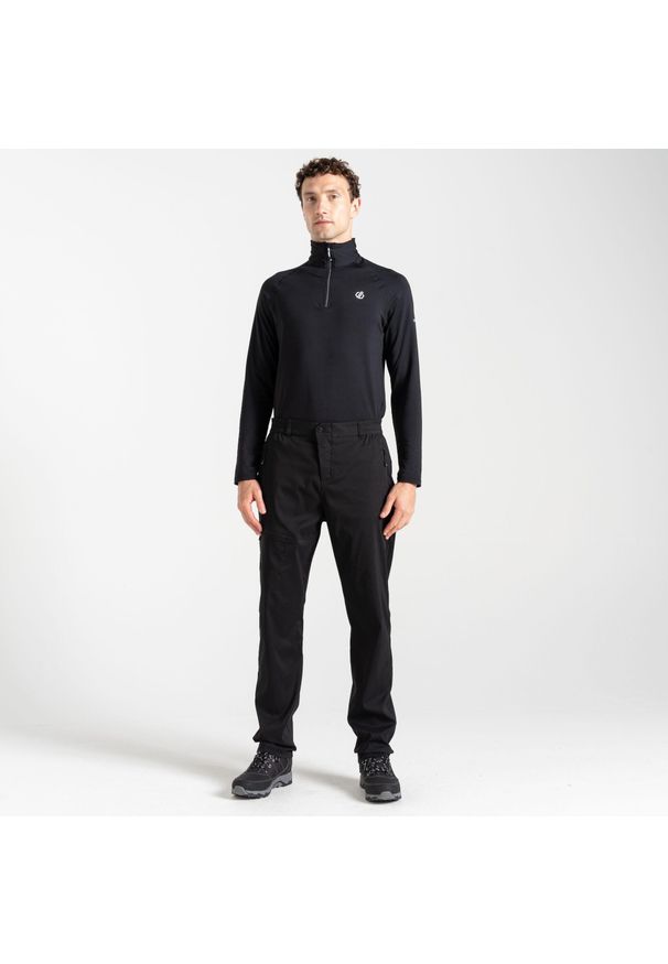 DARE 2B - Męskie spodnie Torrek. Kolor: czarny. Materiał: poliester, elastan. Sezon: lato. Sport: turystyka piesza