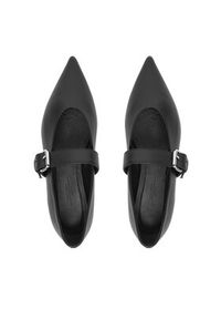 Weekend Max Mara Baleriny 2615521054650 Czarny. Kolor: czarny. Materiał: skóra #3