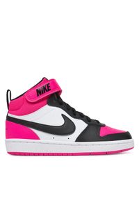 Nike Sneakersy Court Borough Mid 2 Bg HV0933 100 Różowy. Kolor: różowy. Materiał: skóra. Model: Nike Court