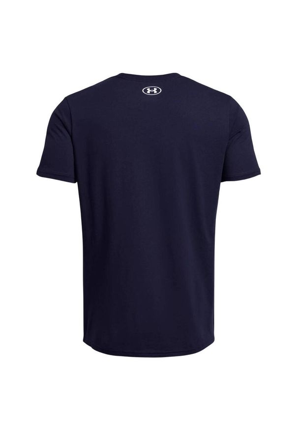 Under Armour - Koszulka Męska 1376830 Camo Stripe T-shirt. Kolor: niebieski