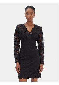 Morgan Sukienka koktajlowa 252-RENEE Czarny Slim Fit. Kolor: czarny. Materiał: syntetyk. Styl: wizytowy #1