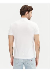 EA7 Emporio Armani Polo 8NPF14 PJVQZ 0100 Biały Regular Fit. Typ kołnierza: polo. Kolor: biały. Materiał: bawełna #3