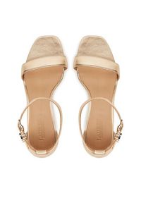 Lauren Ralph Lauren - LAUREN RALPH LAUREN Sandały Logan 802935562004 Złoty. Kolor: złoty. Materiał: skóra #6