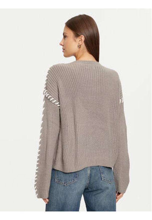 JDY Sweter Rosella 15329787 Szary Regular Fit. Kolor: szary. Materiał: syntetyk