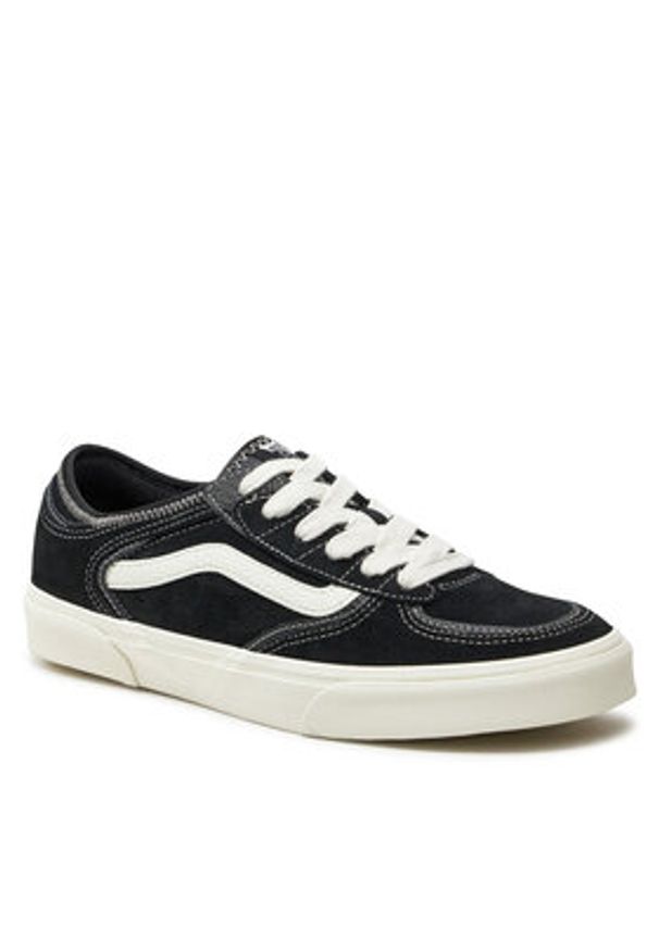 Vans Tenisówki Rowley Classic VN0009QJBPT1 Czarny. Kolor: czarny. Materiał: zamsz, skóra