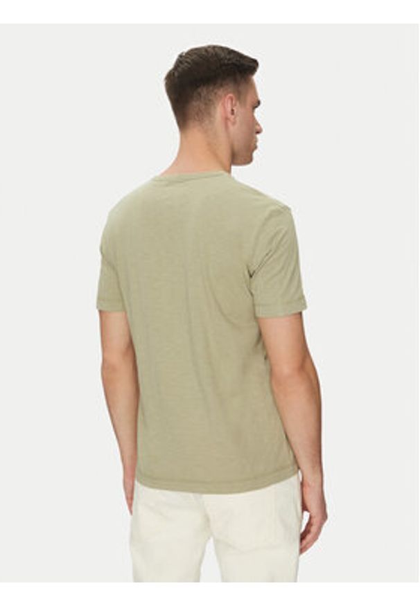 Marc O'Polo T-Shirt 523 2176 51206 Zielony Regular Fit. Typ kołnierza: polo. Kolor: zielony. Materiał: bawełna